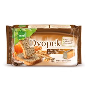 Naturel dvopek integralni 330 g