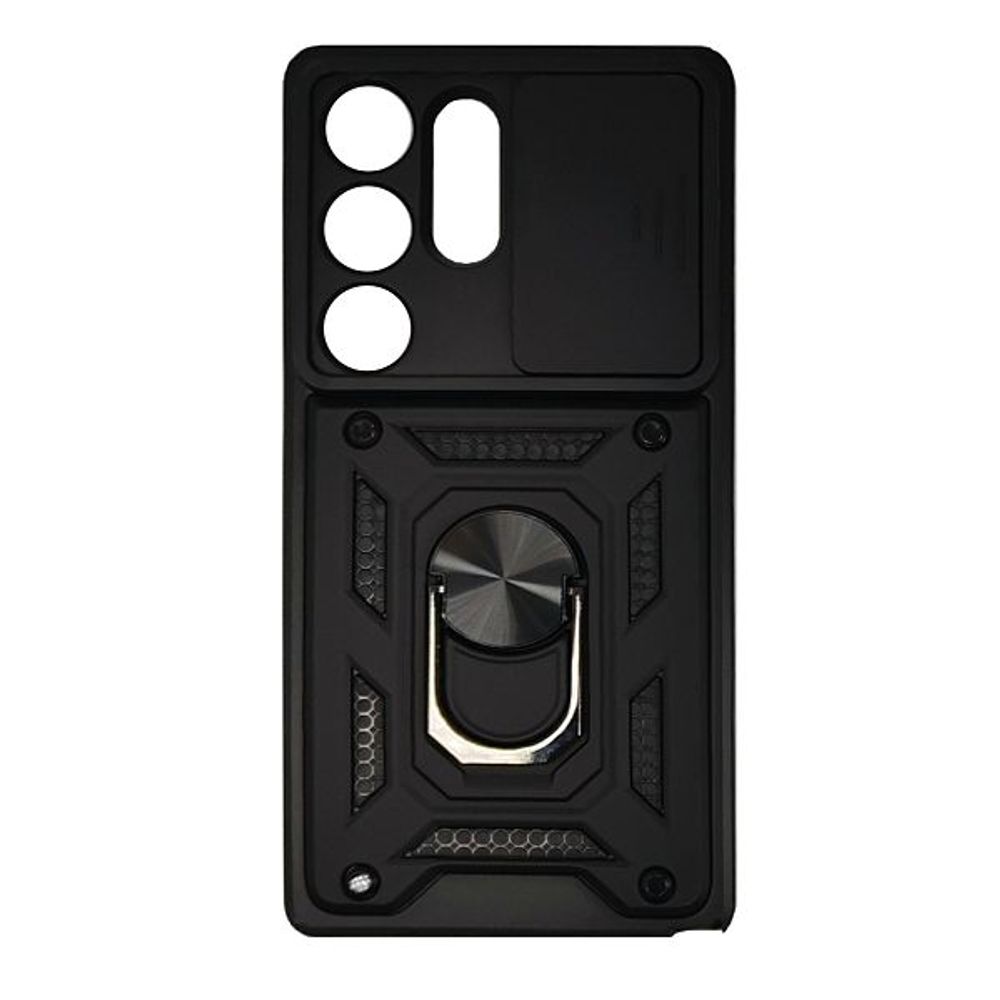 MM TPU SAM GALAXY S26 ULTRA - ANTI-SHOCK WITH RING crna slika 1
