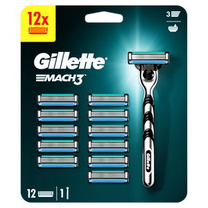 Gillette Mach3  muški brijač + 12 dopuna