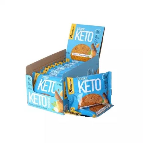 BOMBBAR Keto cookie nepreliveni, čokolada - badem 40g slika 1