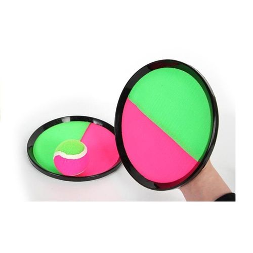 Igra hvatanja loptice s čičkom zeleno - roza slika 2