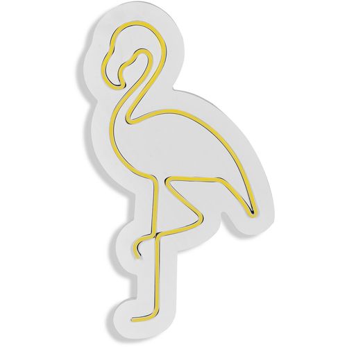 Wallity Ukrasna plastična LED rasvjeta, Flamingo - Yellow slika 6