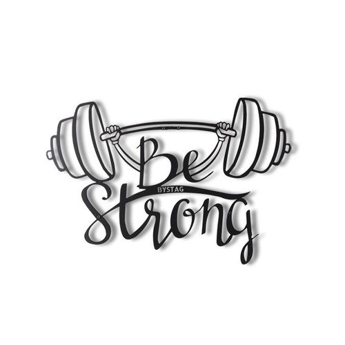 Wallity Metalna zidna dekoracija, Be Strong slika 6