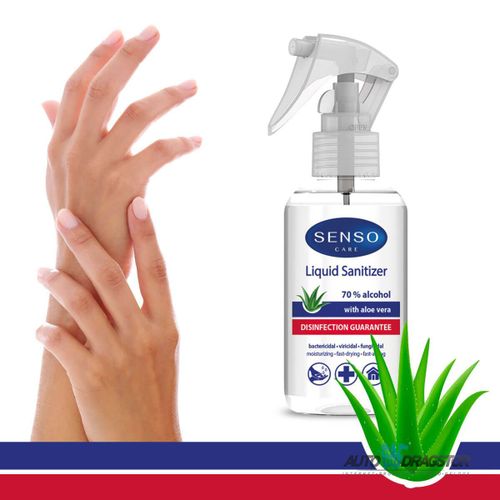 ANTIBAKTERIJSKI SPREJ ZA RUKE 150ML ALOE VERA 70% ALKOHOLA slika 4