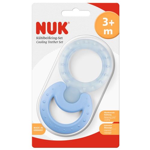 NUK Glodalica Cooling Teether Set, Plava slika 2