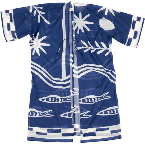 Nobodinoz Portofino Kimono Za Plažu, Full Blue slika 1