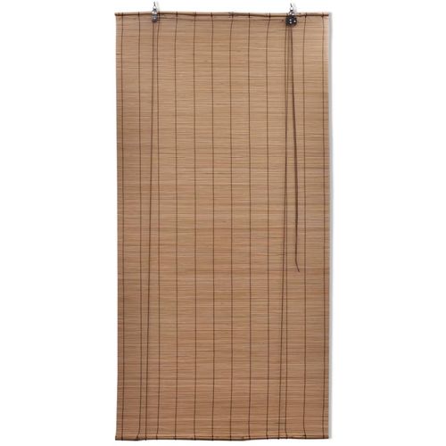 Rolo zavjesa od bambusa smeđa boja 80 x 160 cm slika 17