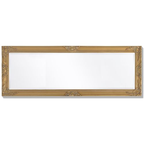 Zidno Ogledalo Barokni stil 140x50 cm boja zlata slika 54