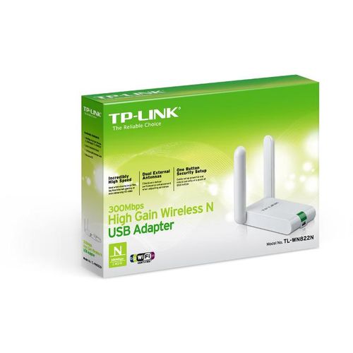 TP-Link TL-WN822N, High-Gain USB adapter 300Mbps slika 1