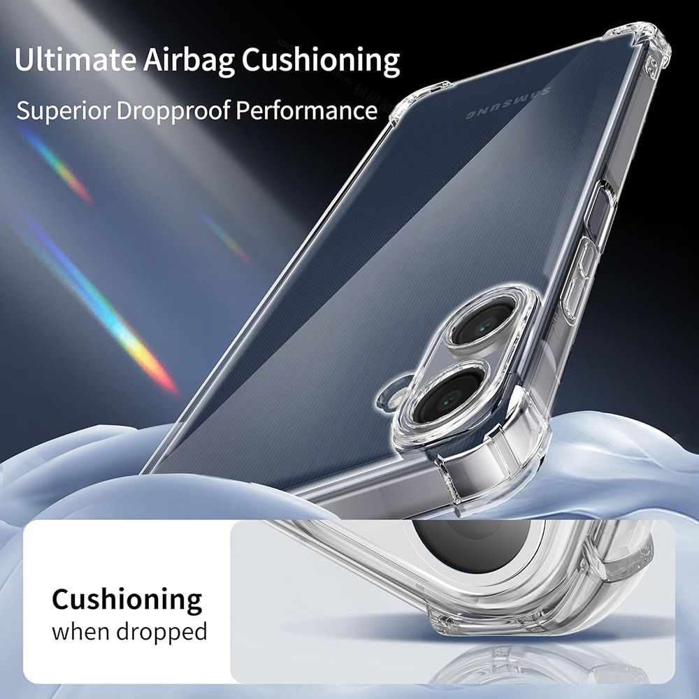 Techsuit Shockproof Clear Silicone prozirna maskica otporna na udarce za Samsung Galaxy A07 4G slika 4