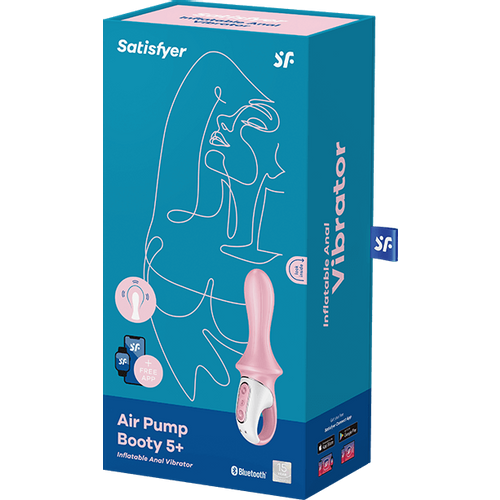 Vibrator Satisfyer Air Pump Booty 5, ružičasti slika 4