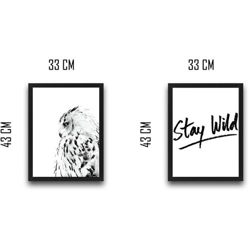 Wallity Uokvirena slika (2 komada), Stay Wild Set 2 slika 3