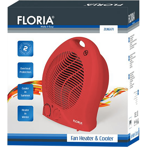 Floria Grijalica sa ventilatorom, 2000 W, bijela - ZLN6171/WH slika 2