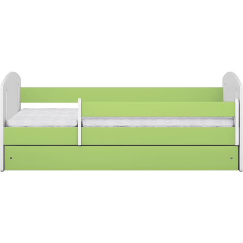 Drveni dječji krevet Classic 2 s ladicom - zeleni - 140*80cm slika 3