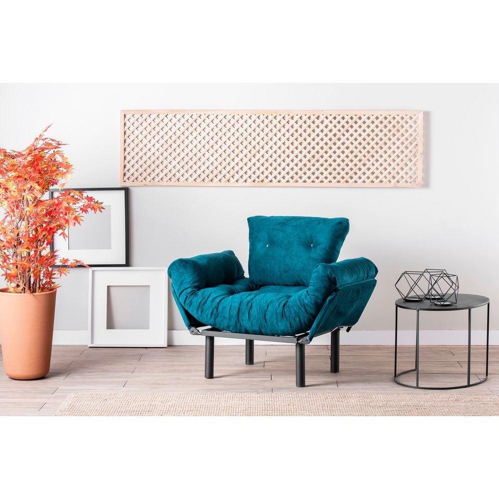 Nitta Single - Petrol Green Wing Chair slika 1