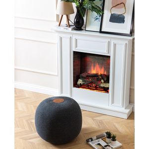 Atelier Del Sofa Knit - Anthracite Anthracite Pouffe