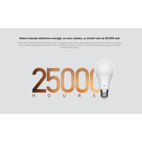 Xiaomi Mi Smart LED Bulb (Warm White) slika 9