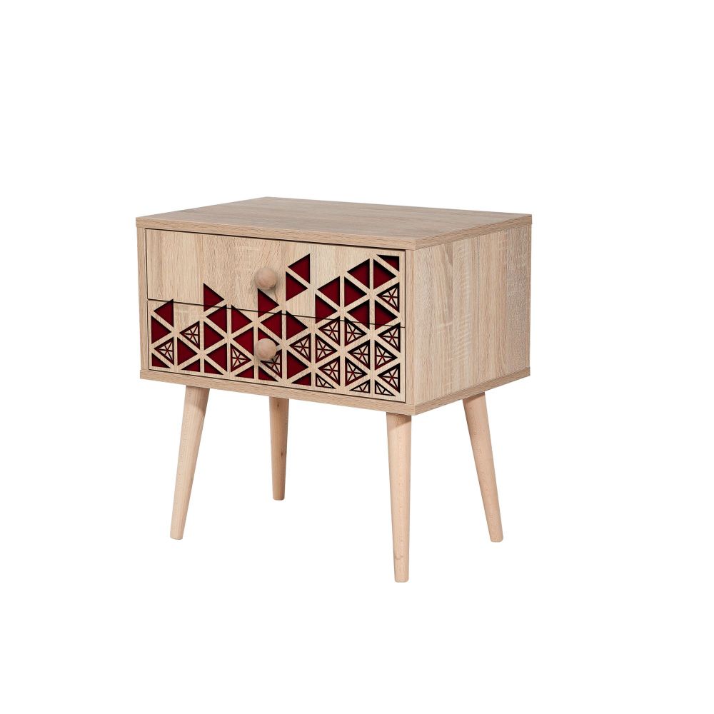 Noćni ormarić Two - 122 Sonoma Oak slika 3