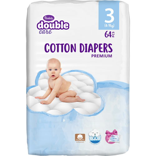 Violeta pelene PREMIUM COTTON Double Care Air Dry slika 1