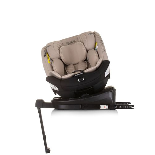 Chipolino autosjedalica I-SIZE 40-150 cm ISOFIX 360 "TOURINO" macadamia slika 6