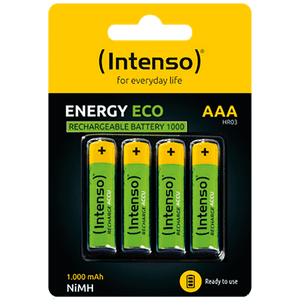 (Intenso) Baterija punjiva AAA / HR03, 1000 mAh, blister 4 kom - AAA / HR03/1000