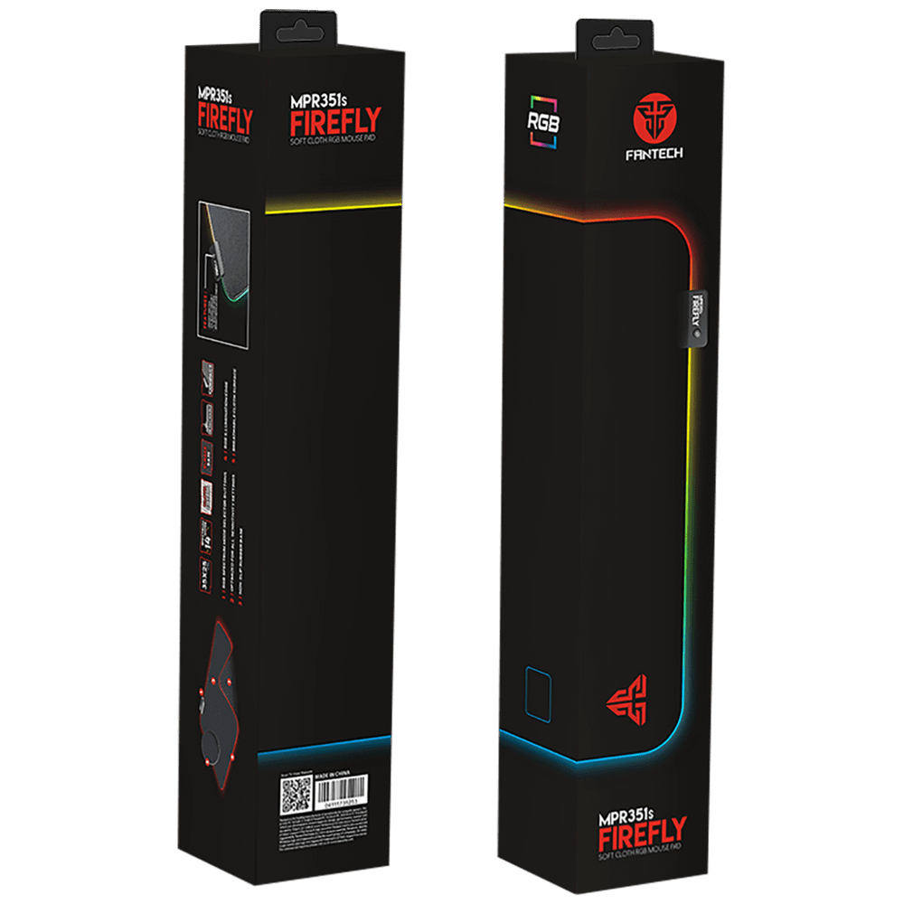 Fantech Podloga za miš, 350 x 250 x 3 mm, RGB - MPR351s Firefly slika 2