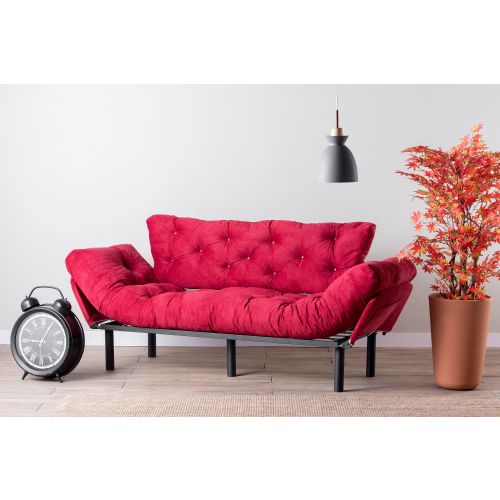 Atelier Del Sofa Trosjed na razvlačenje, Kesten, Nitta Triple - Maroon slika 1