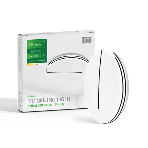 Green Tech LED plafonjera 24W, 4000K, promjer 38cm slika 2