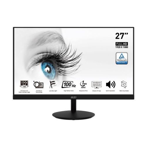 MSI PRO MP271A Monitor 27" Flat FHD IPS 100Hz HDMI/DP/VGA slika 1