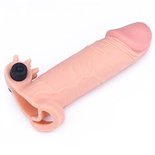 Lovetoy navlaka za penis s vibratorom 16,5cm slika 2