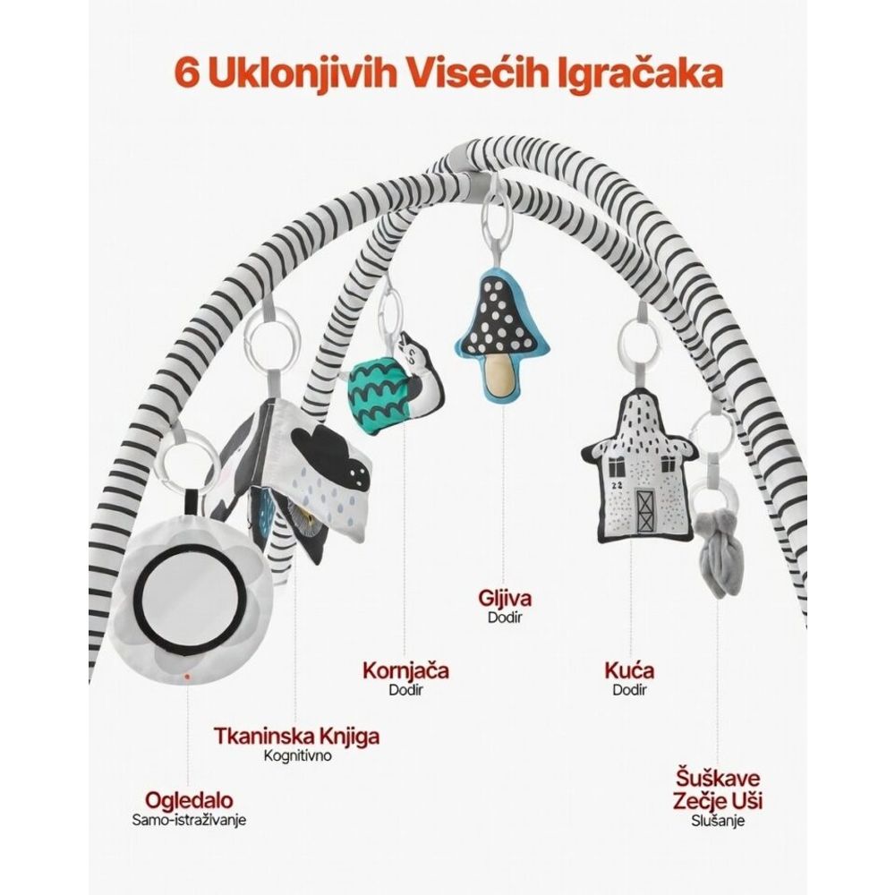 Kalei Podloga za igru Little Village 367, 106x106cm slika 6