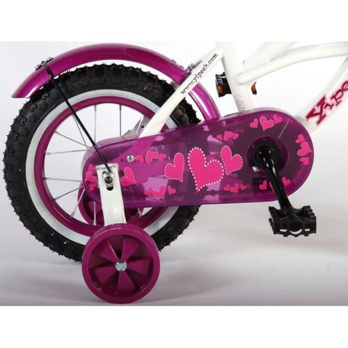 Dječji bicikl Heart Cruiser 12" bijelo/ljubičasti slika 4