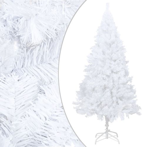 Umjetno božićno drvce s gustim granama bijelo 180 cm PVC slika 1