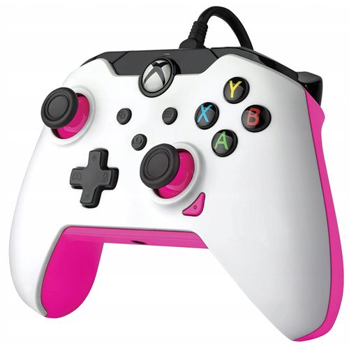 PDP XBOX WIRED CONTROLLER WHITE - FUSE (PINK) slika 5