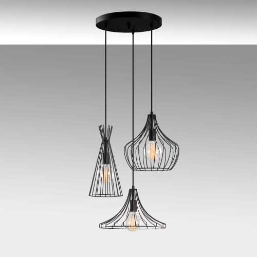 Mezopotamya - N-1300 Black Chandelier slika 3