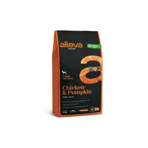 Alleva Natural Dog Puppy Chicken &amp; Pumpkin Mini 2 kg