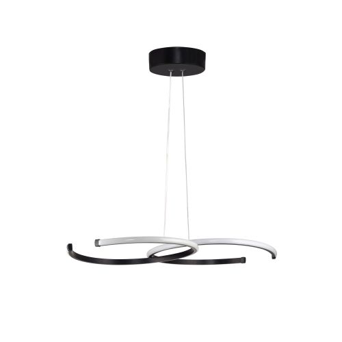 Carinae Black-White Light Black Chandelier slika 3