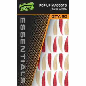 Fox Pop Up Maggots x 20 (10 red 10 white) (CAC858)