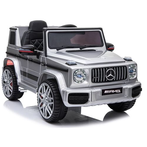 Licencirani Mercedes G63 AMG srebrni lakirani - auto na akumulator slika 1