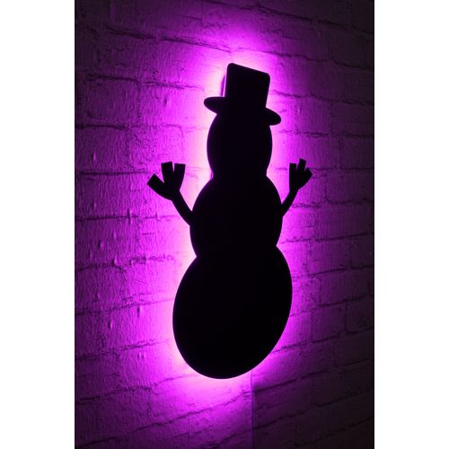 Wallity Ukrasna LED rasvjeta, Snowman 2 - Pink slika 2