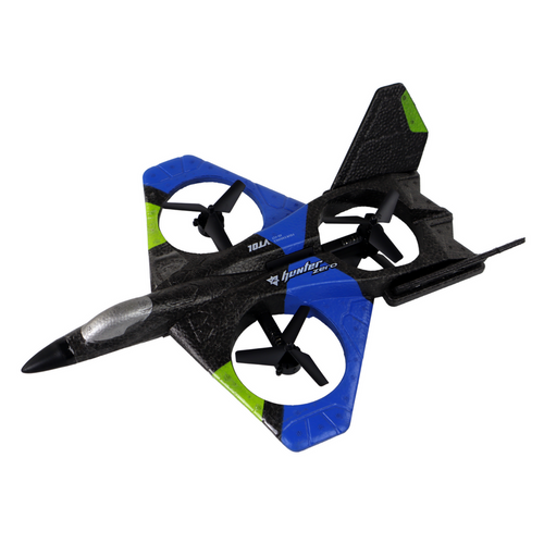 Avion Quadcopter na Daljinsko Upravljanje Plavi slika 2