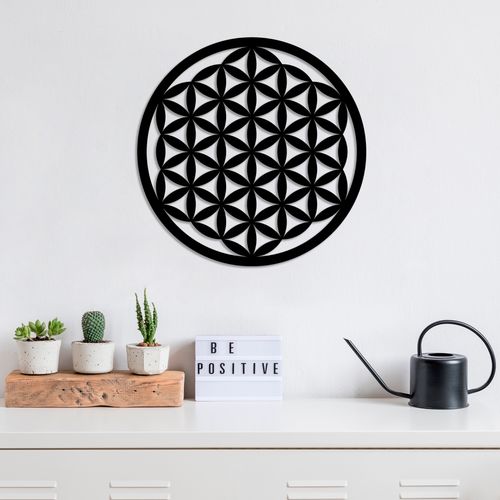 Wallity Metalna zidna dekoracija, Flower Of Life 3 slika 1