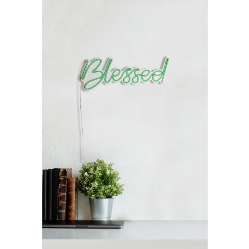 Wallity Ukrasna plastična LED rasvjeta, Blessed - Green slika 11