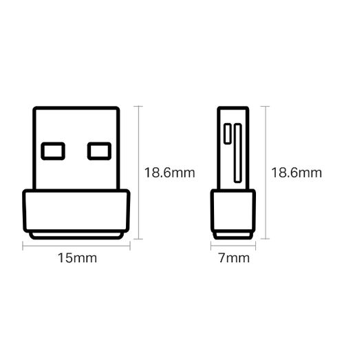 TP-LINK Archer T2U Nano 600Mbps bežični USB mrežni adapter slika 2