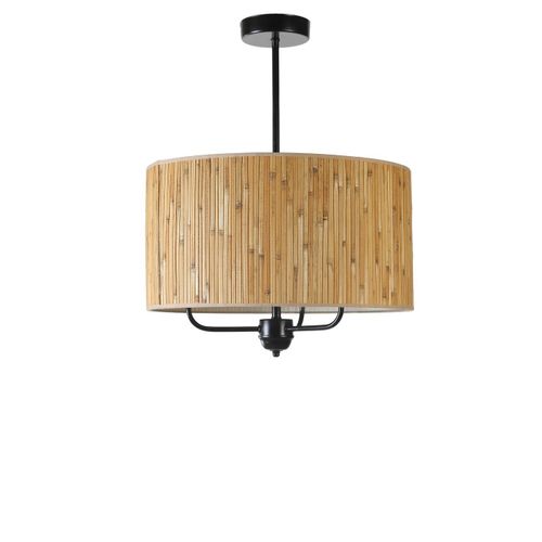 Bambu 07 Abajurlu 3 Lü Sarkıt Avize Wooden
Black Chandelier slika 3