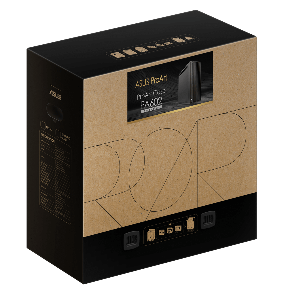 ASUS Case ProArt PA602 Woodmetal slika 4