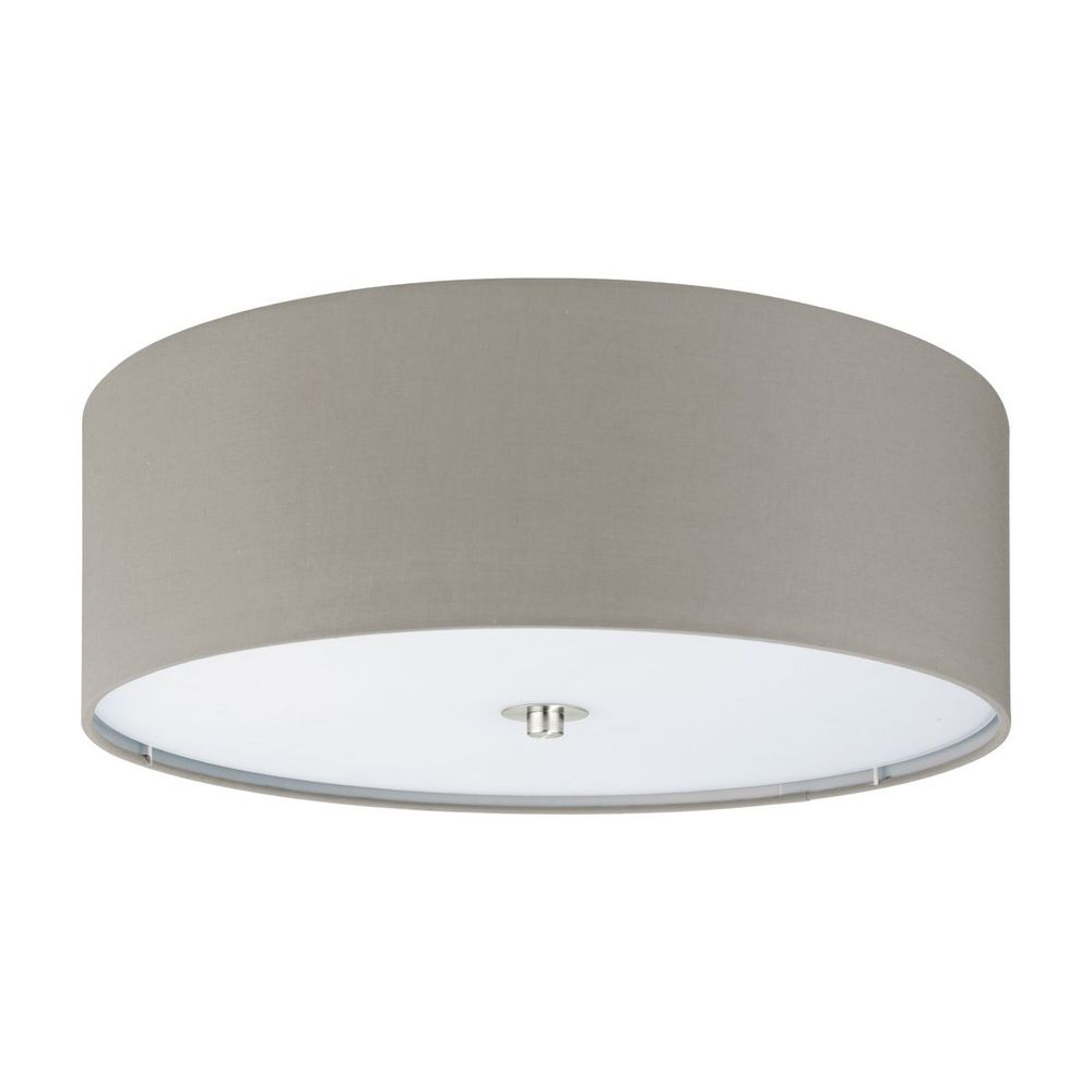Eglo Pasteri Stropna Lampa - E27, Nikl-Mat/Sivo Smeđa slika 1