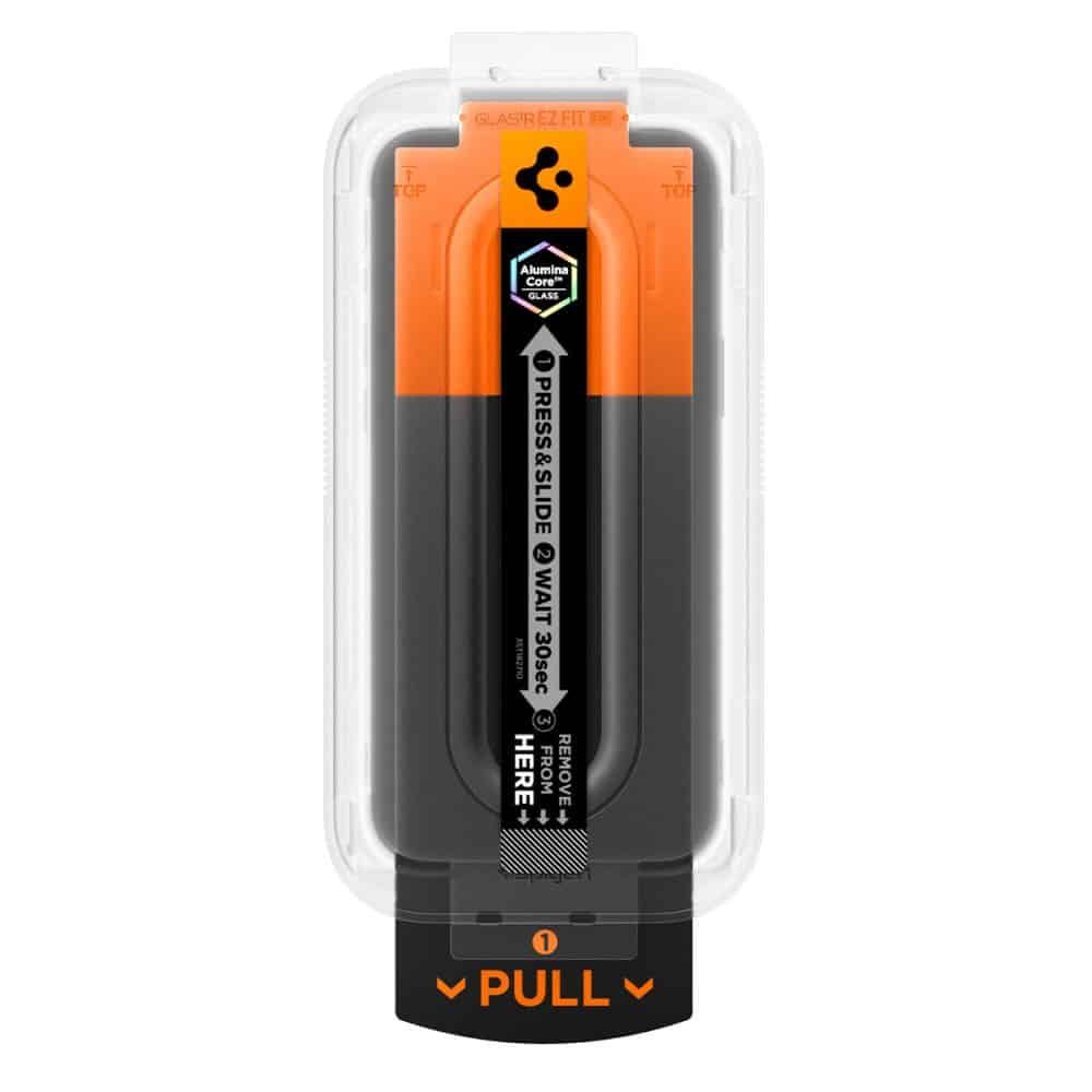 Spigen Glas.tR EZ Fit Pro kaljeno staklo za iPhone 16 Pro Max/17 Pro Max - clear slika 4