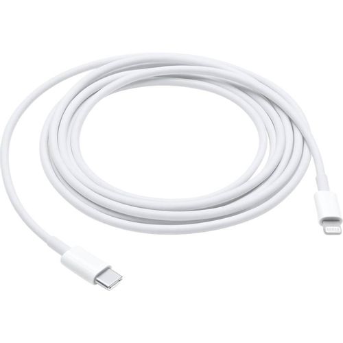 Apple Apple iPad/iPhone/iPod priključni kabel [1x muški konektor Apple dock lightning - 1x muški konektor USB-C®] 2.00 m bijela slika 3