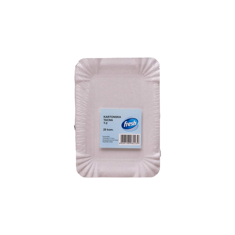 Fresh papirni tanjirići T-2 20kom slika 1